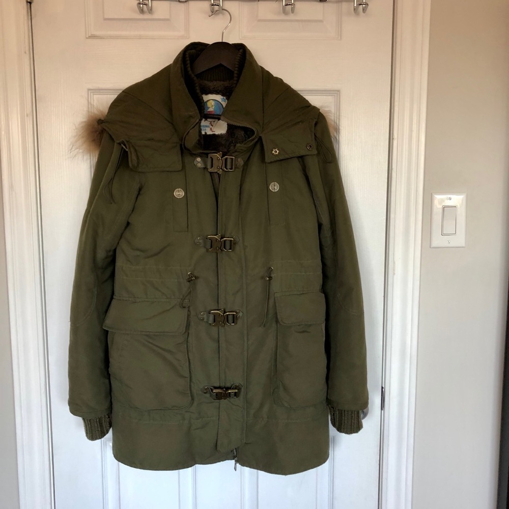 Japanese Brand SLY military 3 in 1 coat